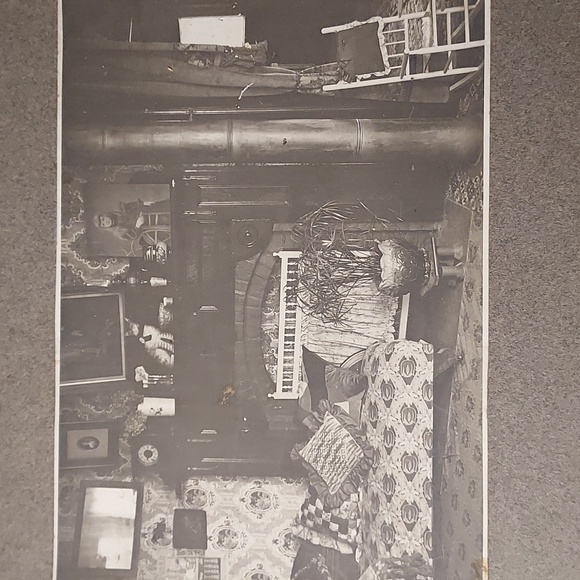 Antique Cabinet Card Photos of Living SittRoom of Home 1800s Burlington Vermont - Picture 5 of 12